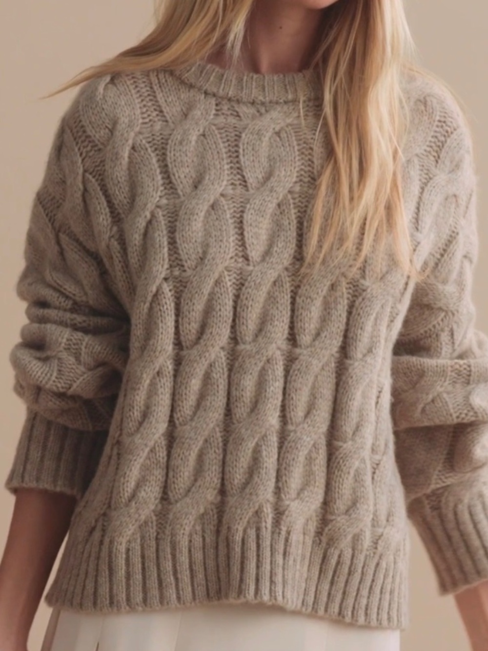 Jenni Kayne Cable Serena Crewneck